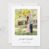 Eukalyptus | Süßes botanisches Foto Hochzeit Einladung (Rückseite)