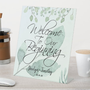 Eukalyptus Tea Herzlich willkommen bei unserem Sta Sockelschild