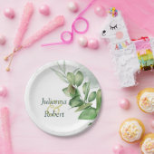 Eukalyptus-Teller Pappteller (Party)