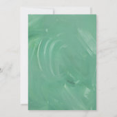 Eukalyptus Themed Garden Einladung (Rückseite)