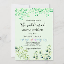 Eukalyptus Themed Garden Einladung