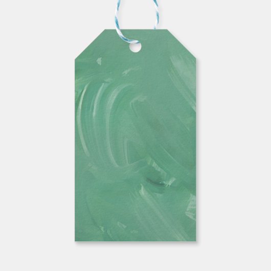 Eukalyptus Themed Garden Geschenkanhänger (Rückseite)