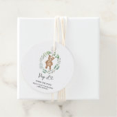 Eukalyptus trägt Pop, wenn sie Pop Baby-Dusche Geschenkanhänger (Beispiel)