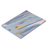 Eukalyptus Tree Bark Blue Notizblock (Linke Seite)