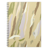 Eukalyptus Tree Bark Notebook Notizblock (Vorderseite)