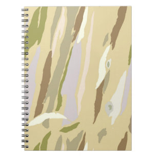 Eukalyptus Tree Bark Notebook Notizblock