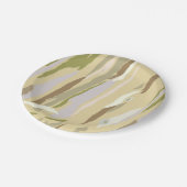 Eukalyptus Tree Bark Paper Plate Pappteller (Schrägansicht)