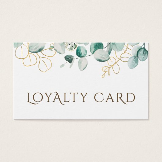 Eukalyptus-Treuekarte (Vorderseite)