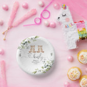 Eukalyptus tweinbären Babydusche Pappteller (Party)