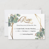 Eukalyptus-UAWG RSVP Karte (Vorderseite)