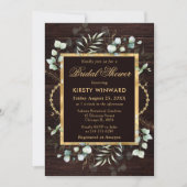 Eukalyptus und Brautparty "Grüne" Einladung (Vorderseite)