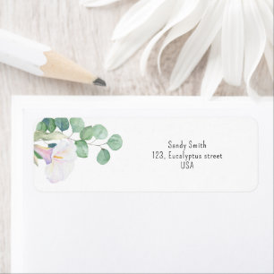 Eukalyptus und Calla-Blüte - Brautdusche
