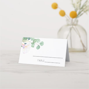 Eukalyptus und calla - Hochzeiten - Platzkarten