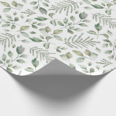 Eukalyptus und Ferns-Muster Geschenkpapier (Ecke)