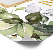 Eukalyptus und Foto Poster (Ecke)