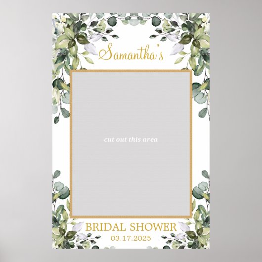 Eukalyptus und Foto Poster (Vorne)