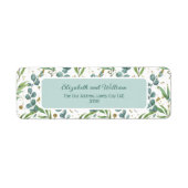 Eukalyptus- und Gold-Glitzer-Hochzeitsszene-Rückse (Vorne)