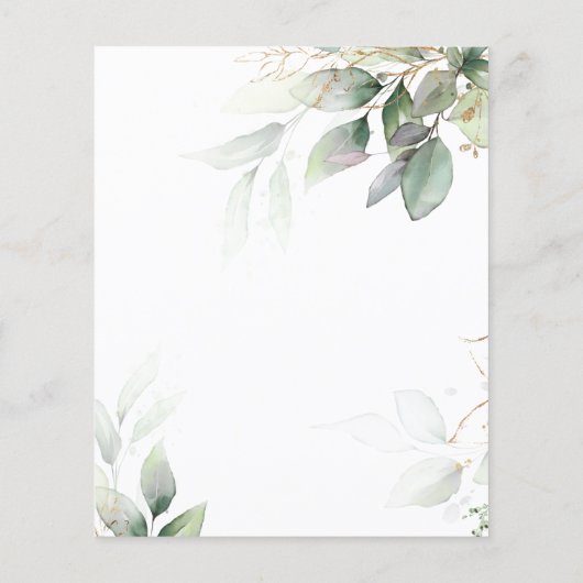 Eukalyptus- und Goldbestätigung (Rückseite)