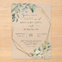 Eukalyptus und Goldrahmen