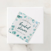 Eukalyptus und Marmor-Brautparty Geschenkanhänger (Beispiel)