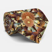 Eukalyptus und Wattle im Herbst Krawatte (Gerollt)