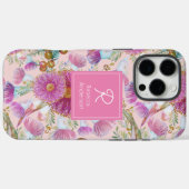 Eukalyptus und Wattle Pink Blogs Case-Mate iPhone Hülle (Rückseite (Horizontal))