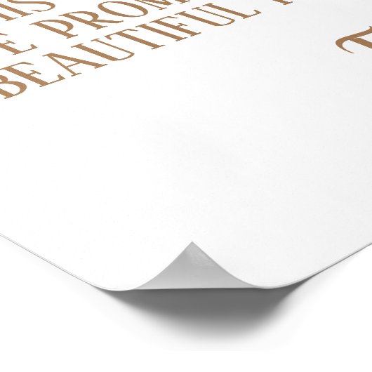 Eukalyptus Unplugged Zeremonie Poster (Ecke)