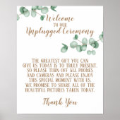 Eukalyptus Unplugged Zeremonie Poster (Vorne)