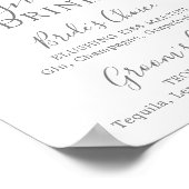 Eukalyptus-Unterschrift für rustikale Sonnenblumen Poster (Ecke)