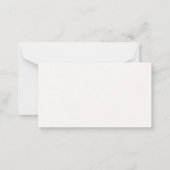 Eukalyptus Verlass Greenerity Wedding RSVP Card Mitteilungskarte (Rückseite)