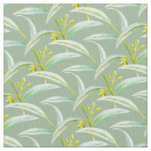 Eukalyptus verlasse Aquarellmalerei Stoff (Nahaufnahme)