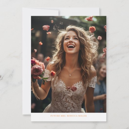 Eukalyptus Verlasse Blume Border Probe Dinner Einladung (Rückseite)