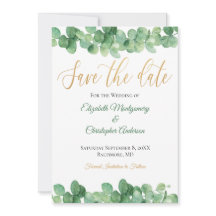 Eukalyptus Verlasse Gold Green Trendy Elegant