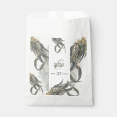 Eukalyptus Verlasse Grüne Hochzeit Geschenktütchen (Vorderseite)