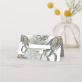 Eukalyptus Verlasse Grüne Hochzeit Platzkarte (Vorderseite)