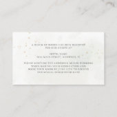 Eukalyptus Verlasse Grüne Hochzeitsunterkünfte Begleitkarte (Rückseite)