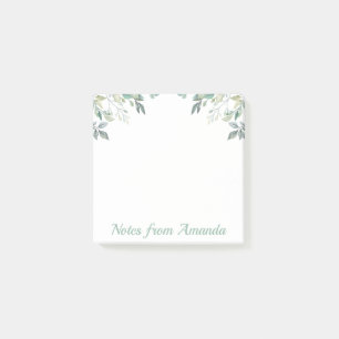 Eukalyptus Verlasse grünes Wasser Post-it Klebezettel