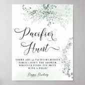 Eukalyptus Verlasse Grünpflanzen Schnuller Jagd Sp Poster (Vorne)