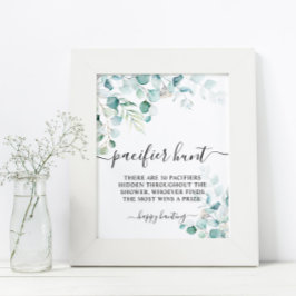 Eukalyptus Verlasse Grünpflanzen Schnuller Jagdspi Poster