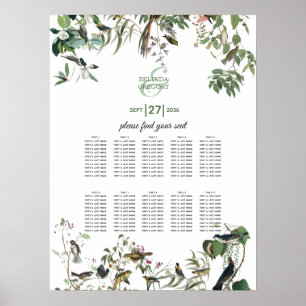 Eukalyptus Verlasse Hochzeitskarte für Grünpflanze Poster
