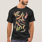 Eukalyptus Verlasst Aquarell (weißer Hintergrund) T-Shirt (Vorderseite)