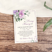 Eukalyptus Violet Beileid Memory Danke Karte