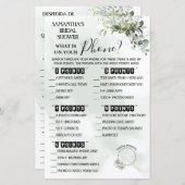 Eukalyptus Was ist auf Ihrem Handy zweisprachiges  (Vorne/Hinten)