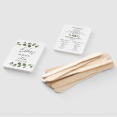 Eukalyptus wassercolor fächer (Non-assembled)