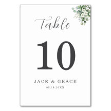 Eukalyptus wassercolor Rustikale Hochzeit