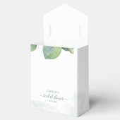 Eukalyptus Watercolor Botanisches Brautparty Geschenkschachtel (Geöffnet)