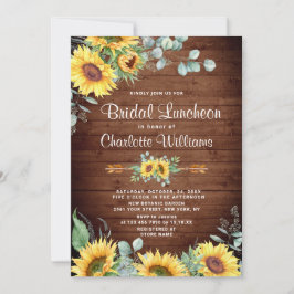 Eukalyptus Watercolor Bridal Luncheon Einladung