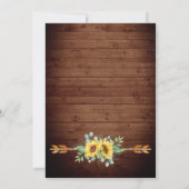 Eukalyptus Watercolor Bridal Luncheon Einladung (Rückseite)