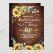 Eukalyptus Watercolor Bridal Luncheon Einladung (Vorne/Hinten)