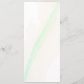 Eukalyptus Watercolor Elegante Weinkultur und Erde Menükarte (Rückseite)